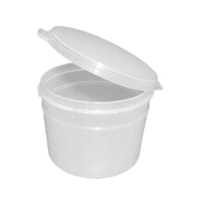 Capitol Plastic Products Dairy Vials, Standard Closure, Rough Top, Low-Profile, 4-oz, Translucent, Aseptic, Color-Coded, 240 Vials/Case