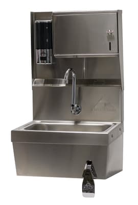 7-PS-82 Wall Mounted Hand Wash Sink with Knee Valve Activation