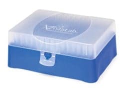 CELLTREAT® Ovation Pipette Tips, Non-Sterile, 25 µL, 5 racks/192 tips; 960 tips/bx