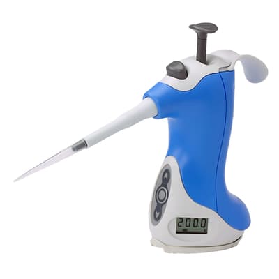 CELLTREAT® Ovation® Quick-Set Single Channel Mechanical Pipette, 20-200 µL