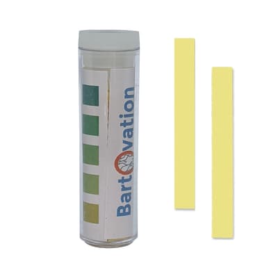 Bartovation Quaternary Ammonium (QAC, Multi-Quat) Sanitizer Test Paper, 0-500 ppm