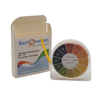 Bartovation Universal 1-14 pH Test Paper Roll