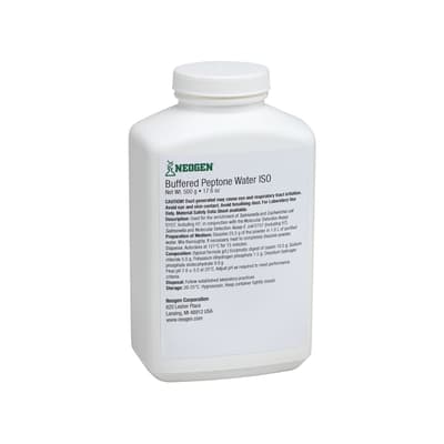 Neogen® Buffered Peptone Water Broth ISO, 2.5 kg, Pail