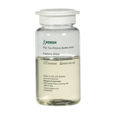 Neogen® Flip-Top Dilution Bottles