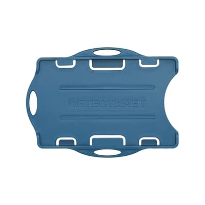 Personal ID Card Holder with Lanyard Attachment, 3.5" x 2.25", Color-Coded, Metal Detectable, 25/Pack