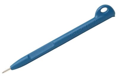 Metal Detectable Elephant Pen with Standard Blue Ink, Color-Coded