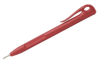Metal Detectable Elephant Pen with Standard Red Ink, Color-Coded