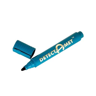 Detectamet™ Metal Detectable Dry Erase Marker, Red Ink, Chisel Tip, 10/Pack