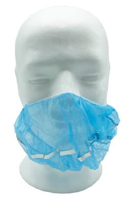 Metal Detectable Polypropylene Color-Coded Beard Covers