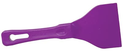 Hand Scraper, Plastic, Color-Coded, Metal Detectable
