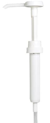 Hand Pump for 1-Gallon Jug, White, Plastic