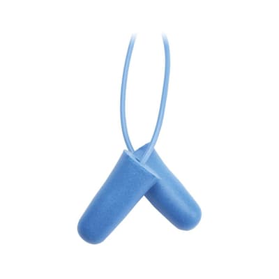 Jackson Safety® H10 Metal Detectable Disposable Earplugs, Foam, Corded, 31 NRR, 100 Pair/Box