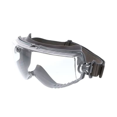 MCR Safety Hydroblast­® HB3 Safety Goggles, UV-AF® Anti-Fog Coating, Gray Frame with Clear Lens, 1/Each