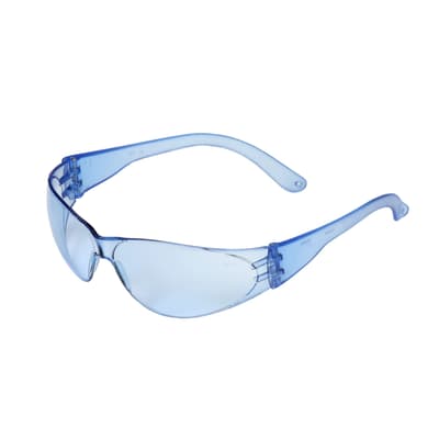 MCR Safety Checklite® CL1 Series Safety Glasses, Duramass® Hard Coat Coating, Light Blue Frame with Light Blue Lens, 1/Pair