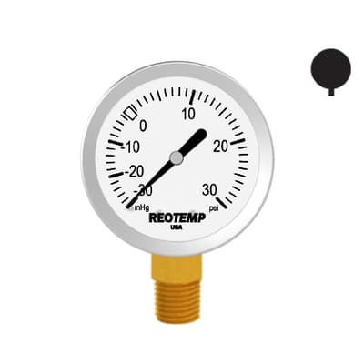 2-1/2" Pressure & Vacuum Gauge