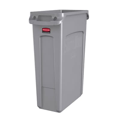 Rubbermaid® Slim Jim® Trash Container, 23-Gallon, Color-Coded, 1 Each