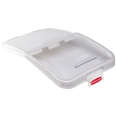 Rubbermaid® ProSave® 7900 Sliding Lid with 32-oz Scoop for 3603 Sloped Front Ingredient Bin, Clear
