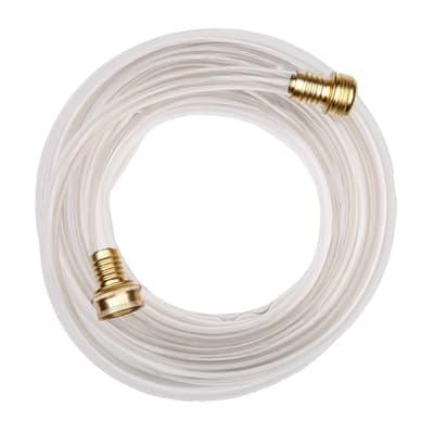 Spill Containment Drainage Hose, Clear, PVC, 3/4" x 25'