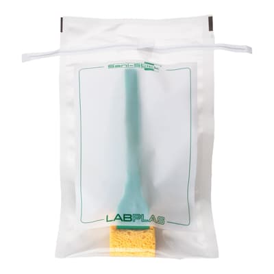 Labplas Sani-Stick Cellulose Sponge with Gloves, 100/Box