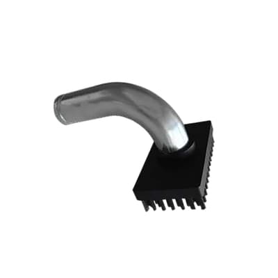 Delfin Square Dust Brush, 3.5" x 6.5", Black, Anti-Static, FDA Approved, 1 Each