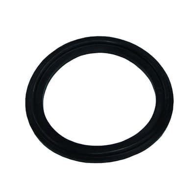 Standard Tri-Clamp Sanitary Gasket, Black Buna, Non-Detectable 