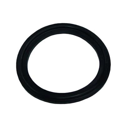 Standard Tri-Clamp Sanitary Gasket, Black Buna, Non-Detectable, 25/Box
