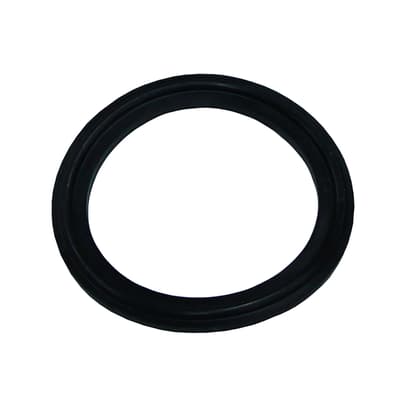 Standard Tri-Clamp Sanitary Gasket, Black Buna, Non-Detectable, 25/Box