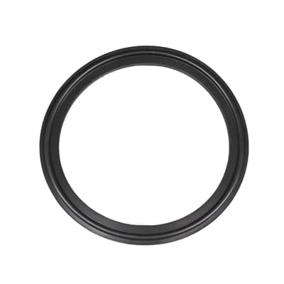 40MPSFY Standard Clamp Sanitary Gasket, Viton, Black, 25/Box