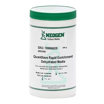 Neogen® Quantitative Rapid Enrichment Dehydrated Media, 500 g, Jar