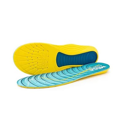 MEGAComfort™ Ergo Anti-Fatigue Insoles with Response Gel, Yellow, 1 Pair