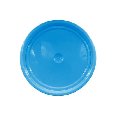 Lid for 5-Gallon Plastic Pail, Tear Strip Tab and Gasket, Color-Coded, HDPE, 1 Each