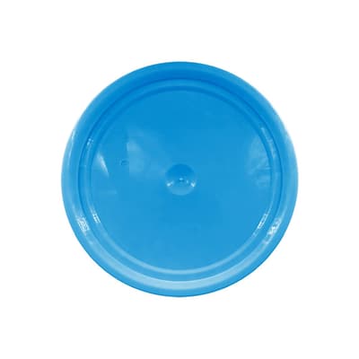 Lid for 5-Gallon Plastic Pail, Tear Strip Tab and Gasket, Color-Coded, HDPE, 1 Each