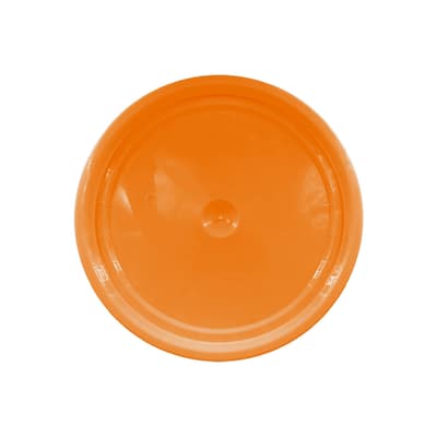 Lid for 5-Gallon Plastic Pail, Tear Strip Tab and Gasket, Color-Coded, HDPE, 1 Each