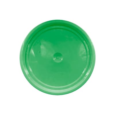 Lid for 5-Gallon Plastic Pail, Tear Strip Tab and Gasket, Color-Coded, HDPE, 1 Each
