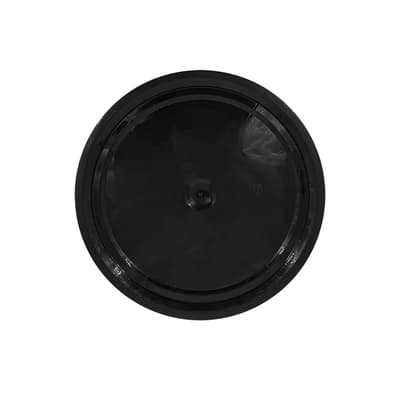 5 GALLON BLACK HDPE LID TAMPER EVIDENT EPDM RUBBER GASKET