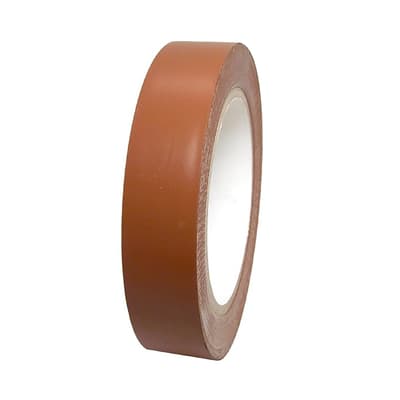 2" x 36 Yd Brown PVC Tape Roll, 1 Roll