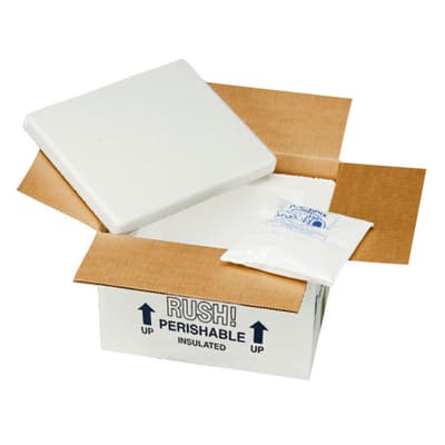 6X4.5X3IN NFS - ALS INSULATED SHIPPER W/