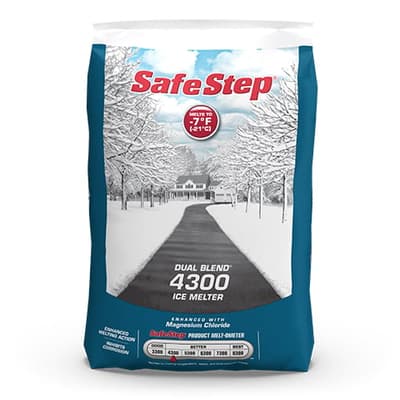 SafeStep® Dual Blend® 4300 Ice Melt, White, 50-lb Bag
