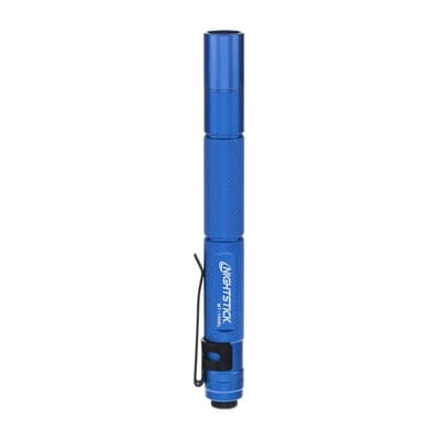 NIGHTSTICK® Mini-TAC Flashlight with Removable Pocket Clip, Aluminum, 0.6" Dia x 5.4"L, 1 Each