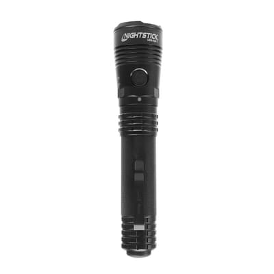 NIGHTSTICK® Turbo High Candela USB Dual-Light™ Rechargeable Handheld Flashlight, Aluminum, Black, 1.45" Dia x 6.625"L, 1 Each