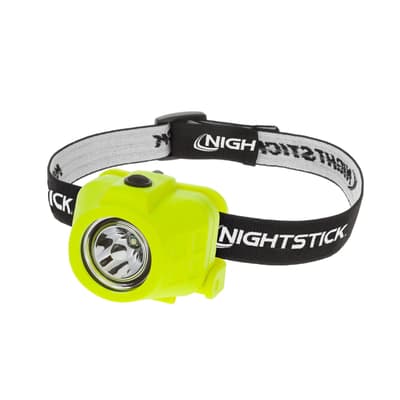 NIGHTSTICK® Dual-Function Headlamp with Tilt Head, Zone 0, High-Vis Yellow, 1 Each