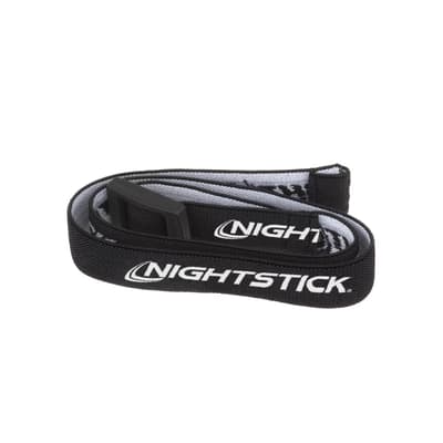 NIGHTSTICK® Elastic Headlamp Strap, Nylon, Black, 1 Each