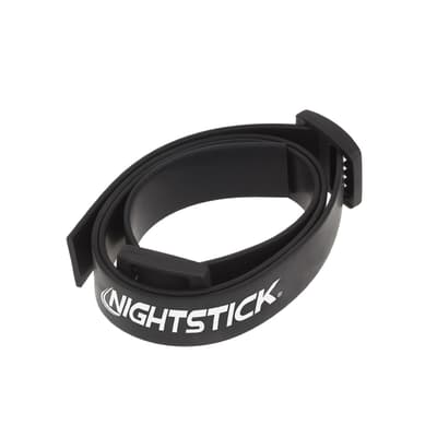 NIGHTSTICK® Heavy-Duty Headlamp Strap, Rubber, Black, 1 Each