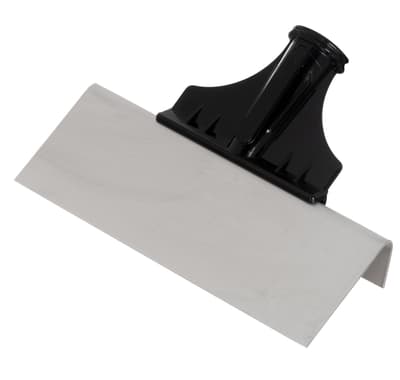 Flo-Pac® Stainless Steel Floor Scraper, 8"W, Black