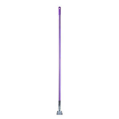 Sparta® Clip-On Dust Mop Handle, Fiberglass, 60"L, Color-Coded, 1 Each