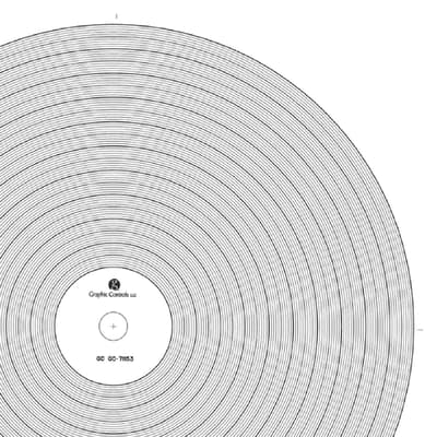 Partlow® 12" Blank Circular Chart 32015542, 100 U DIV Grid, No Range, Non-Returnable / Non-Cancelable, 100 ea/bx, Minimum Order Required