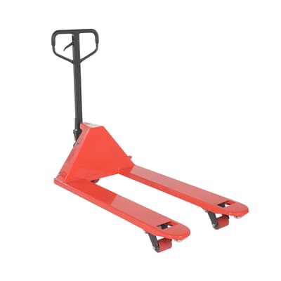 Full Featured Steel Pallet Jack, Color-Coded, 5500-lb Capacity, 27"W x 48"H