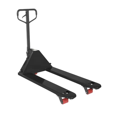 Full Featured Steel Pallet Jack, Color-Coded, 5500-lb Capacity, 27"W x 48"H