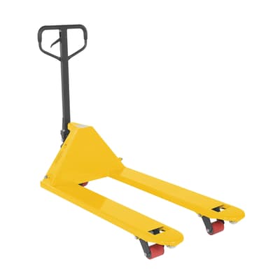 Full Featured Steel Pallet Jack, Color-Coded, 5500-lb Capacity, 27"W x 48"H