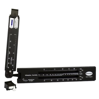 Thermco® Pocket Slide-Rule Sling Psychrometer